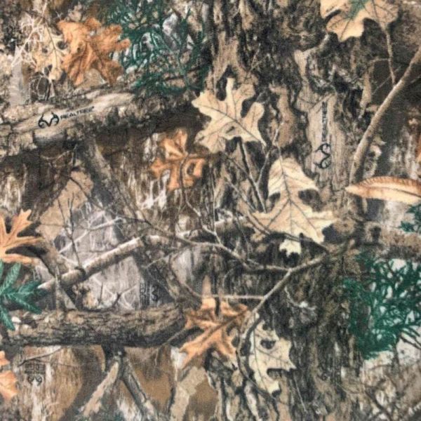 Realtree Blaze Edge 100% Cotton Fabric – By The Yard, Hunting Camo Print