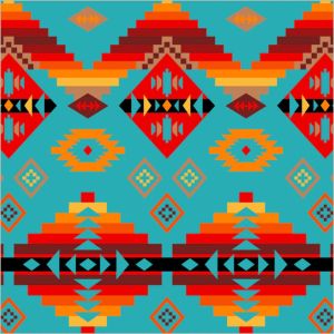 Southwest Sunset Anti-Pill Fleece Fabric